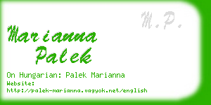 marianna palek business card